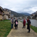 Luciana devant le Pt de St Geniez