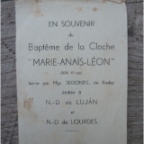 Baptême de la cloche, La Bessenoit